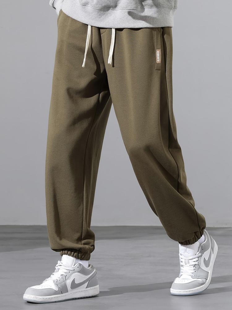 Antolín | Pantalón jogger de algodón con cordón