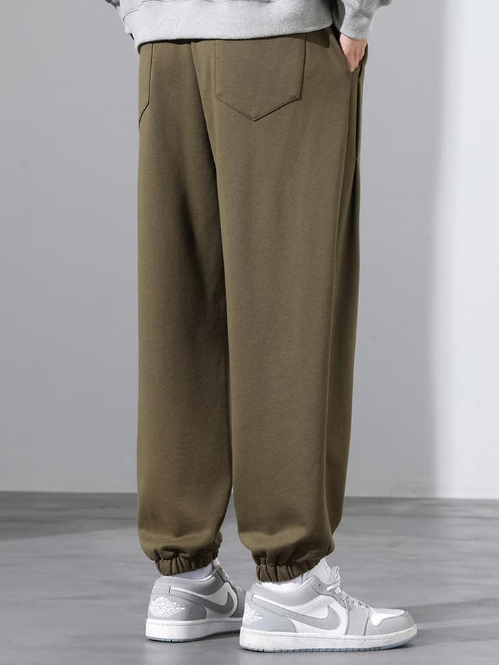 Antolín | Pantalón jogger de algodón con cordón