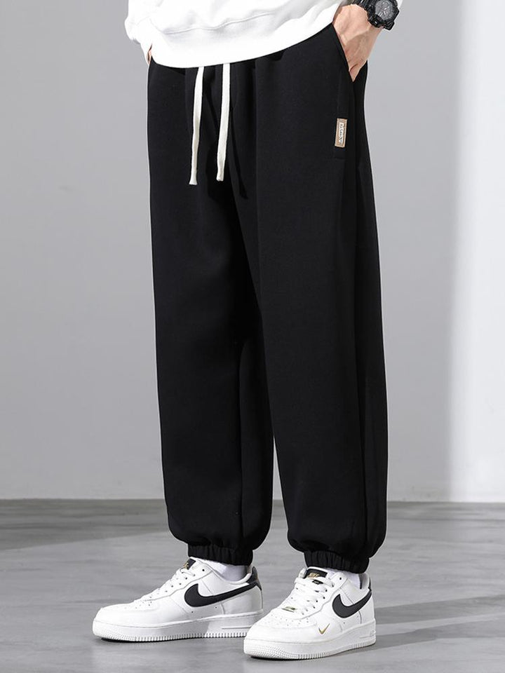 Antolín | Pantalón jogger de algodón con cordón