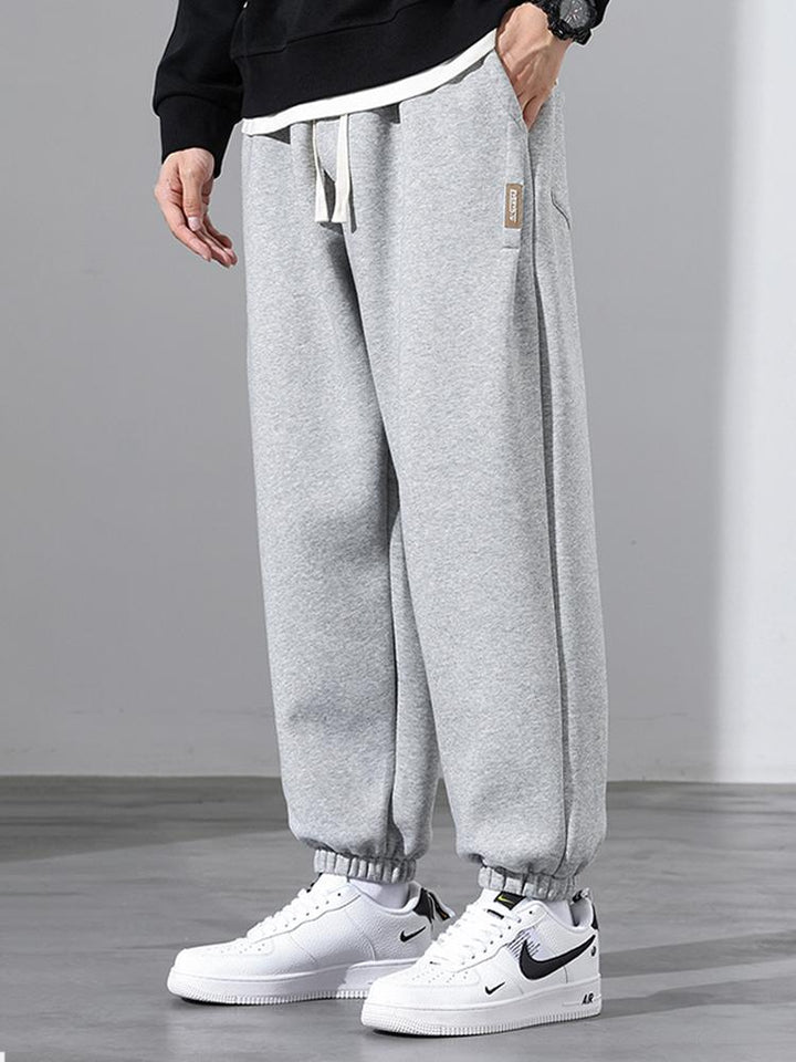 Antolín | Pantalón jogger de algodón con cordón