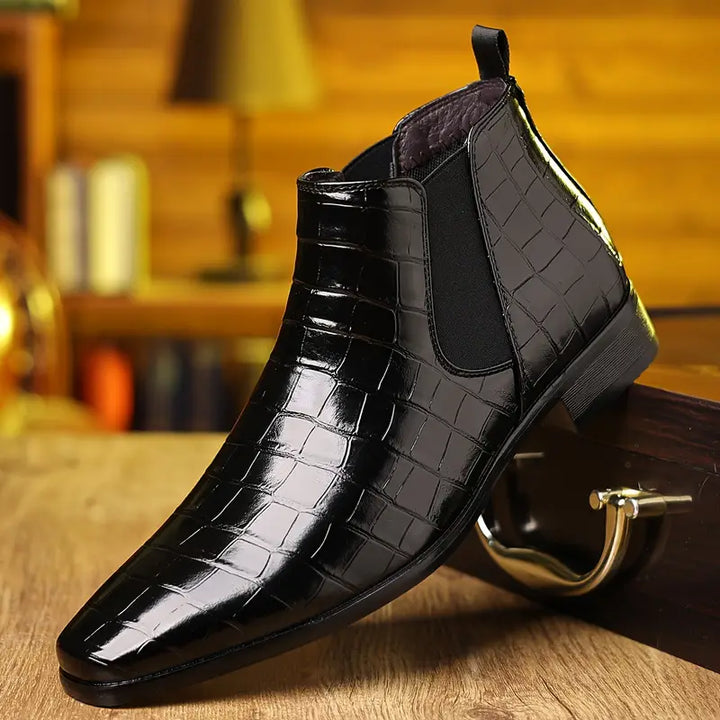 Antonio Diego | Botines Chelsea con efecto cocodrilo