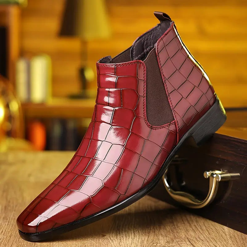 Antonio Diego | Botines Chelsea con efecto cocodrilo
