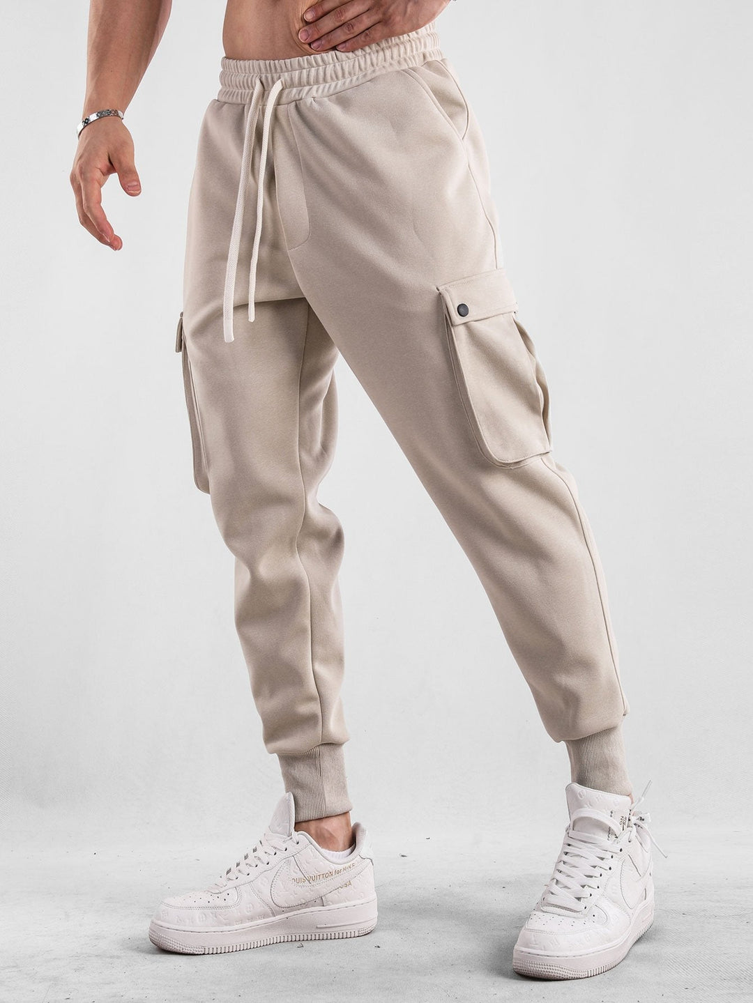 Apolinar | Pantalón jogger cargo con cordón