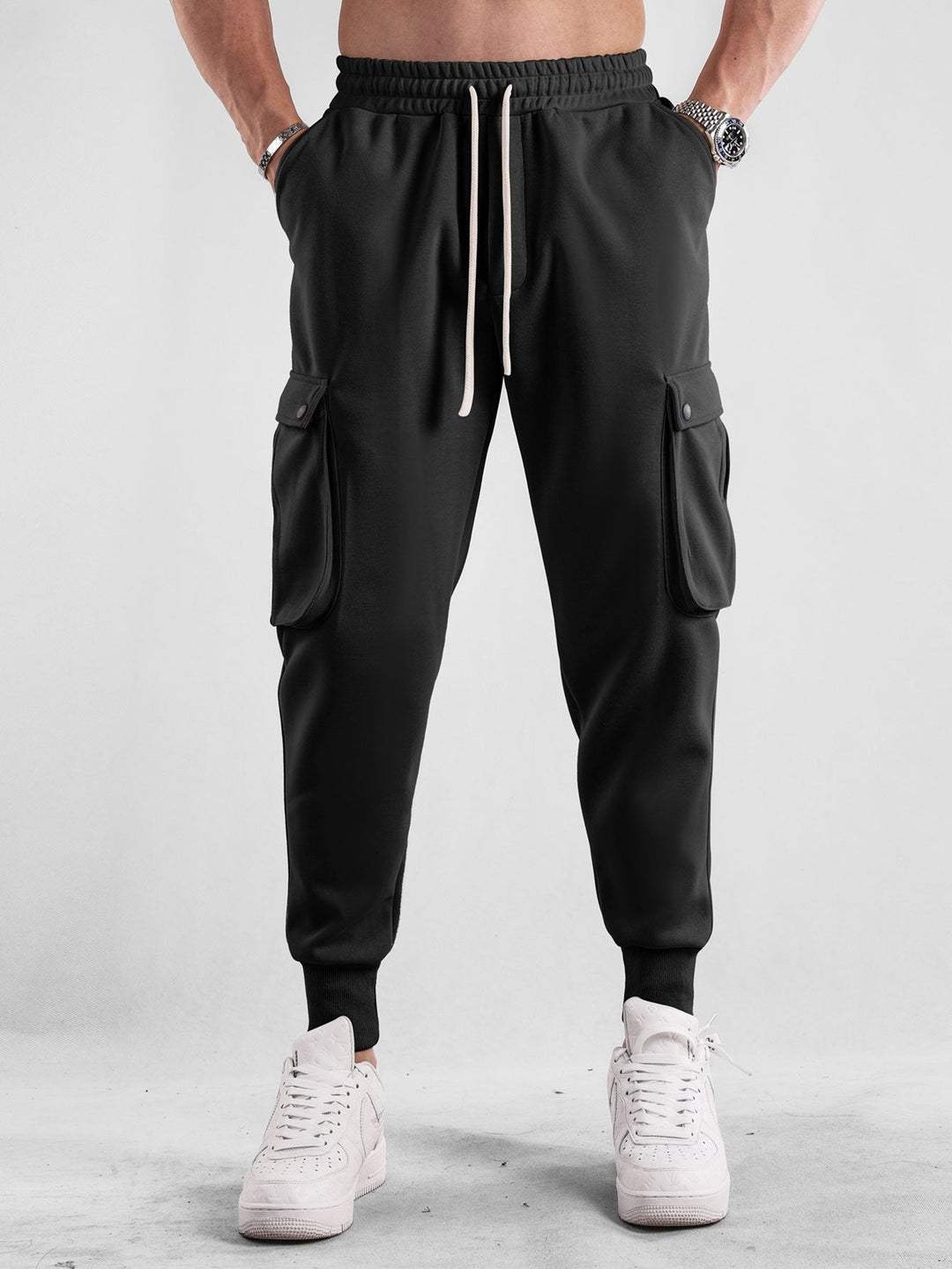 Apolinar | Pantalón jogger cargo con cordón