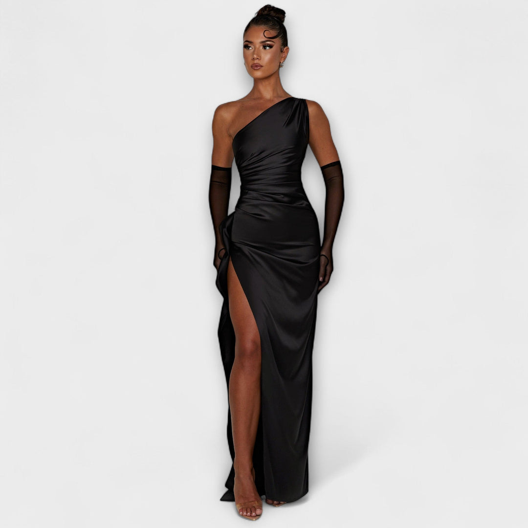 Fernanda | Vestido maxi de un solo hombro