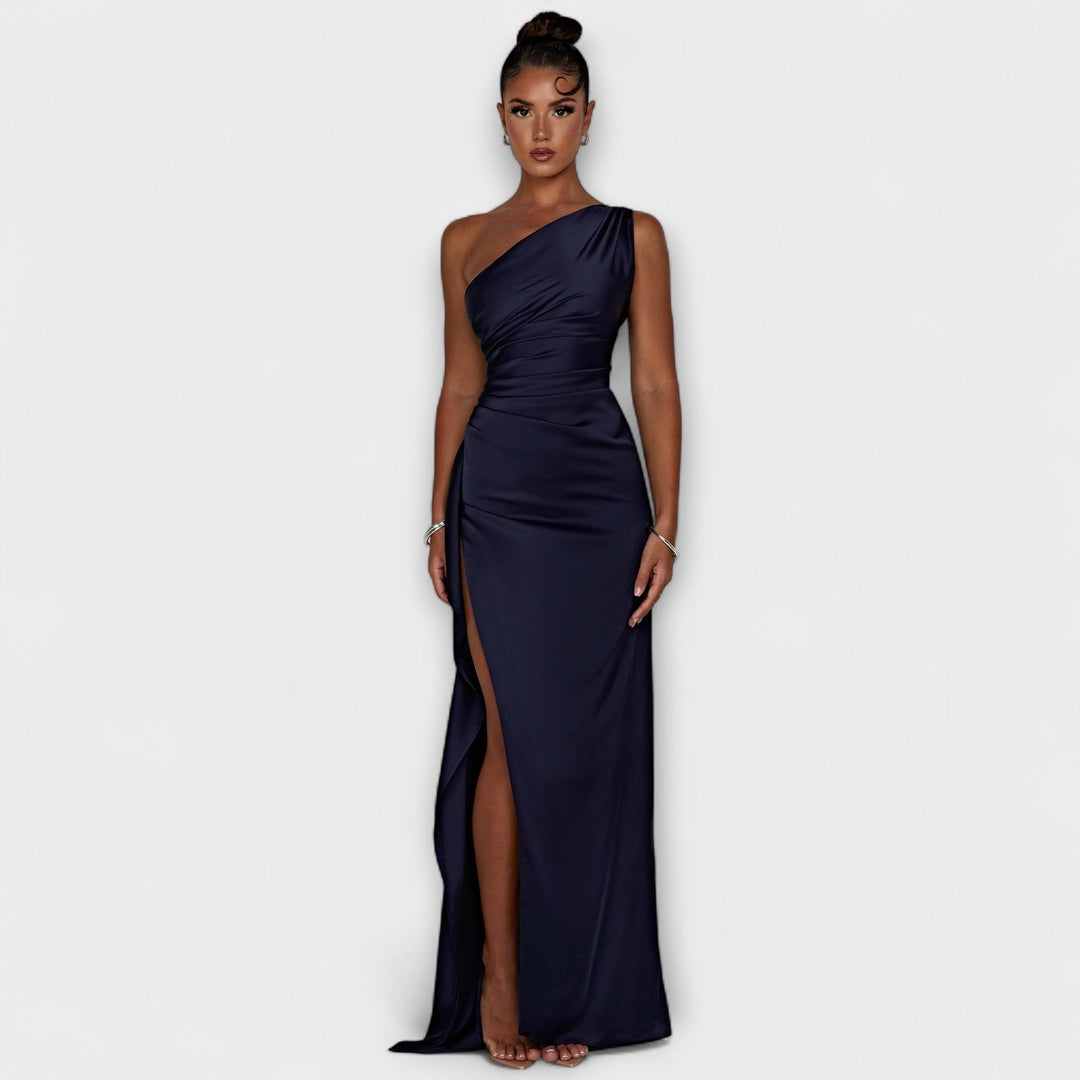 Fernanda | Vestido maxi de un solo hombro