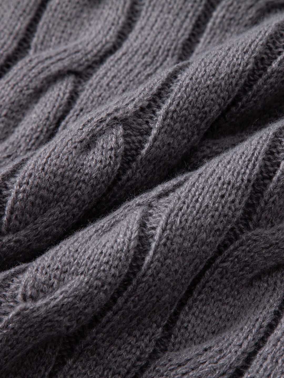 Armando | Jersey de ochos jacquard con cremallera corta
