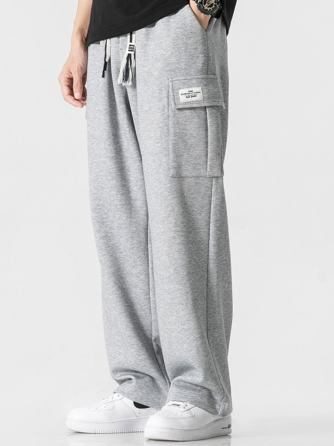 Arsenio | Pantalón cargo de punto de corte relajado