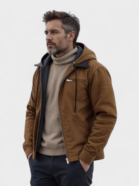 Arturo | Chaqueta con capucha y cremallera