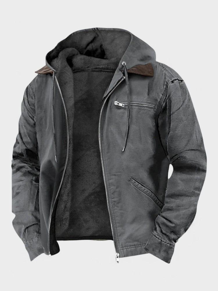 Arturo | Chaqueta con capucha y cremallera