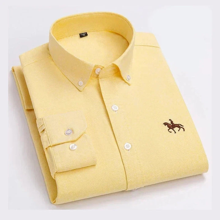 Asier | Camisa lavanda con cuello button-down