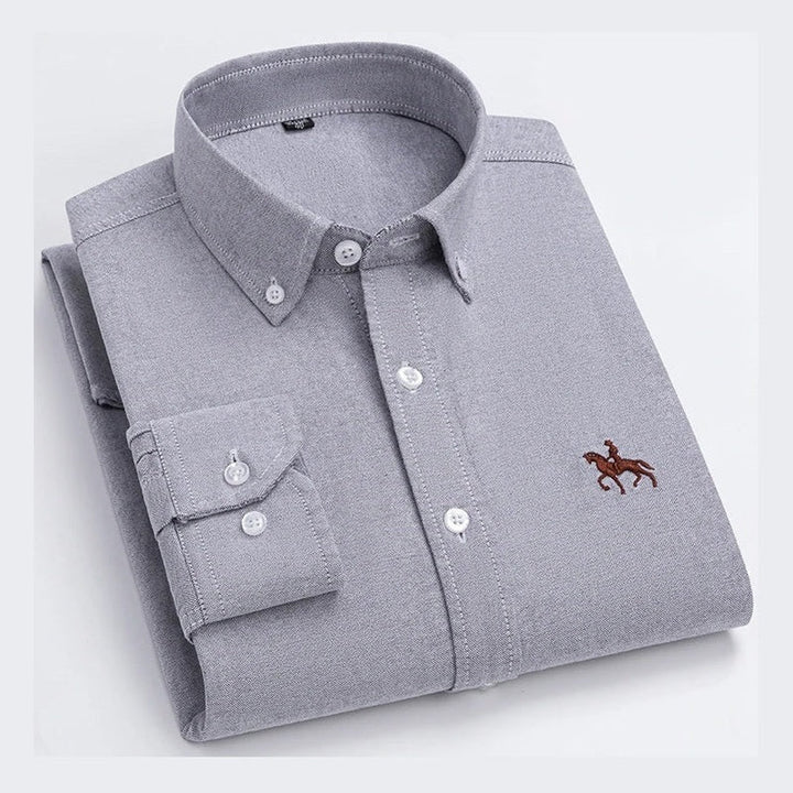 Asier | Camisa lavanda con cuello button-down