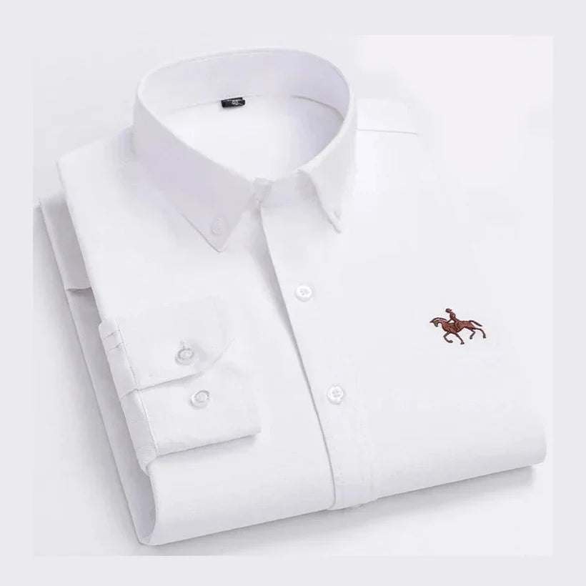 Asier | Camisa lavanda con cuello button-down