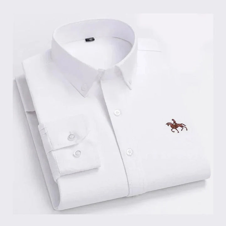 Asier | Camisa lavanda con cuello button-down