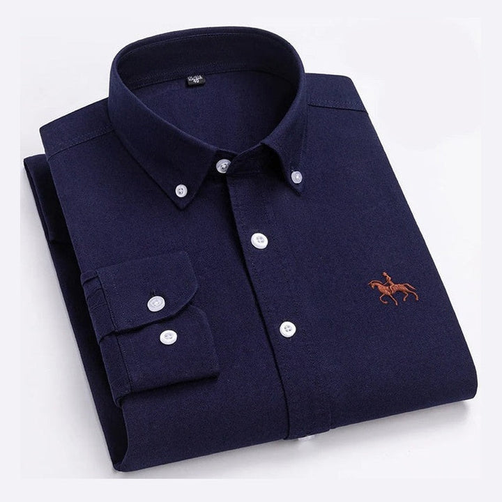 Asier | Camisa lavanda con cuello button-down