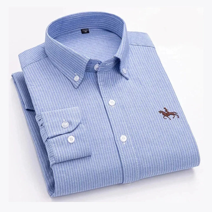 Asier | Camisa lavanda con cuello button-down