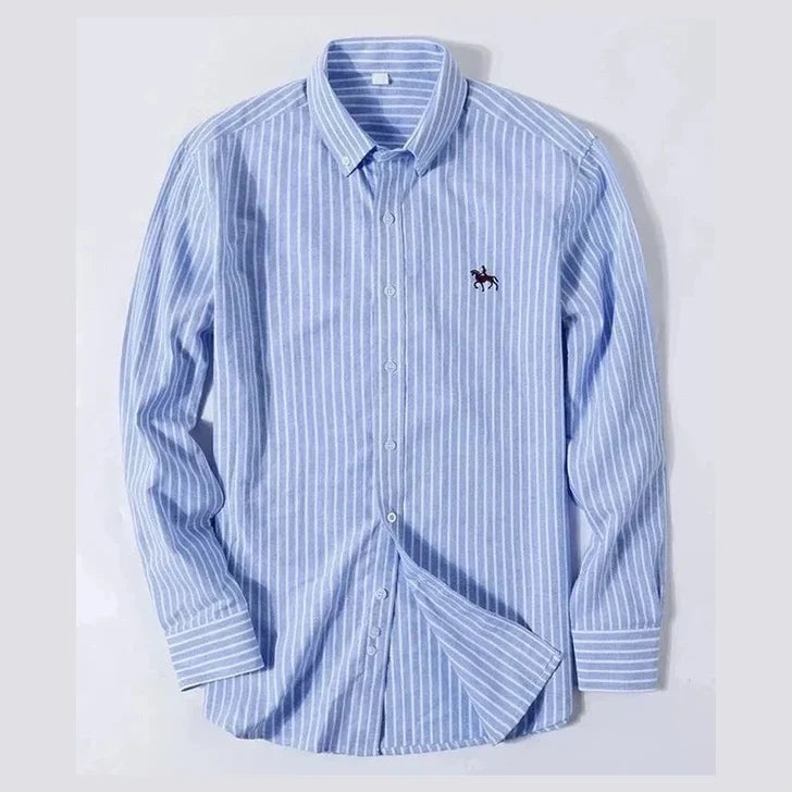 Asier | Camisa lavanda con cuello button-down