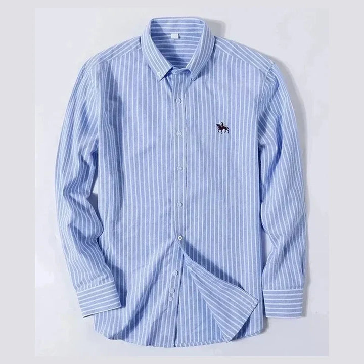 Asier | Camisa lavanda con cuello button-down