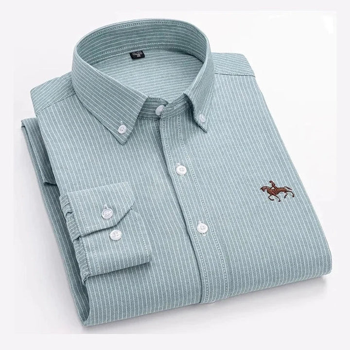 Asier | Camisa lavanda con cuello button-down
