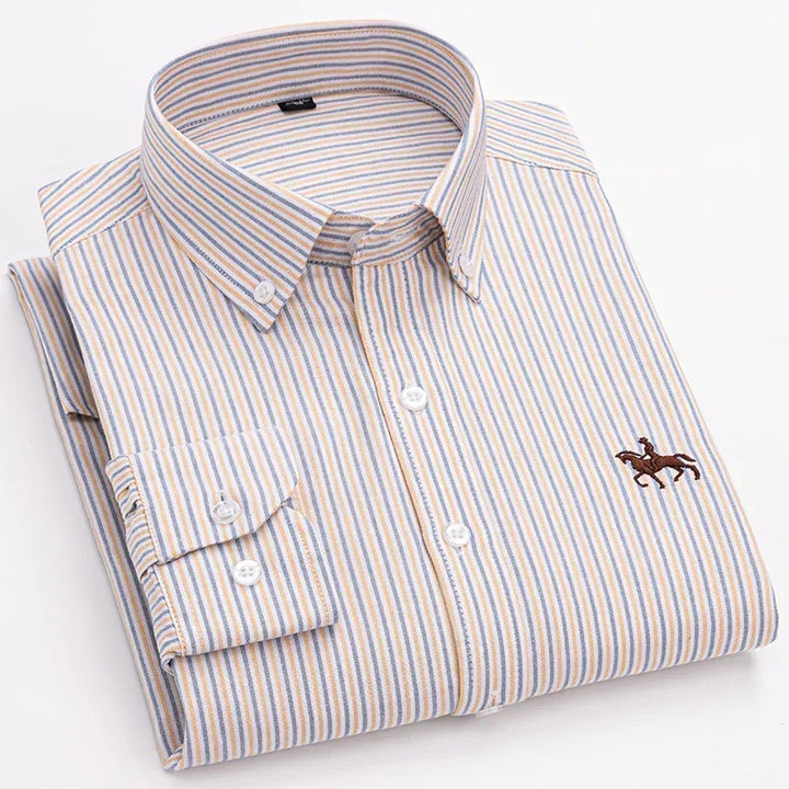 Asier | Camisa lavanda con cuello button-down