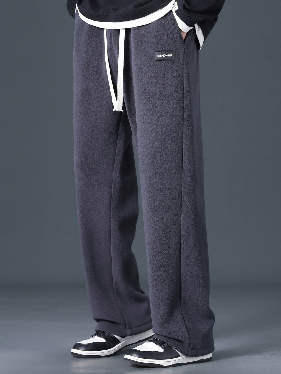 Atanasio | Pantalón de forro polar con pernera recta