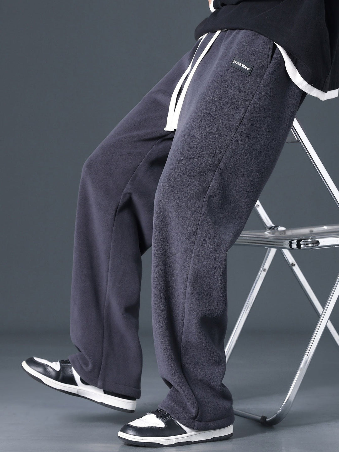 Atanasio | Pantalón de forro polar con pernera recta