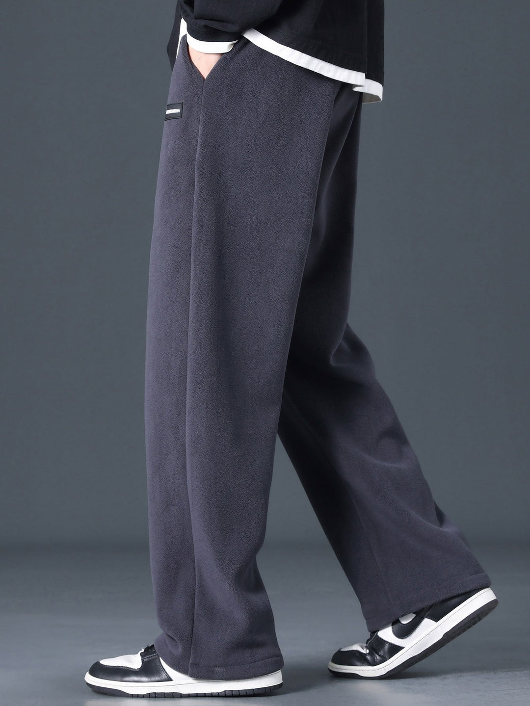 Atanasio | Pantalón de forro polar con pernera recta
