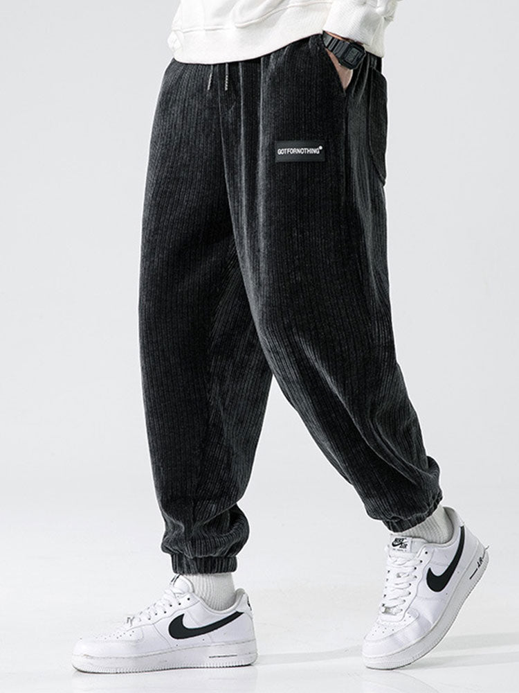 Atilano | Pantalón de pana con cordón en la cintura