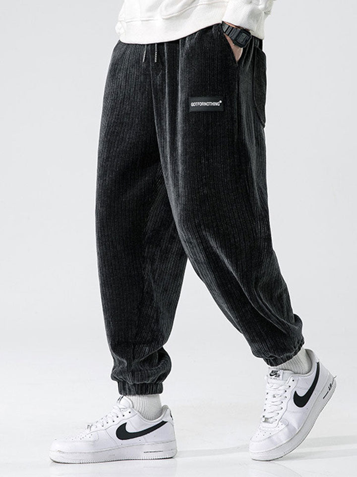 Atilano | Pantalón de pana con cordón en la cintura