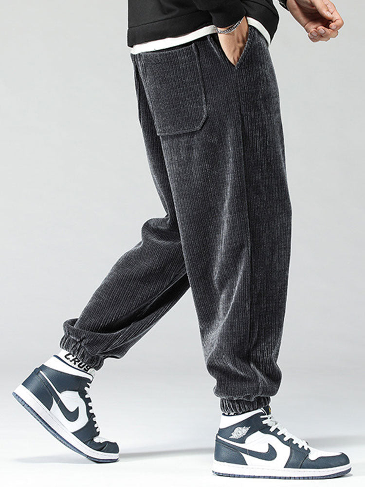 Atilano | Pantalón de pana con cordón en la cintura