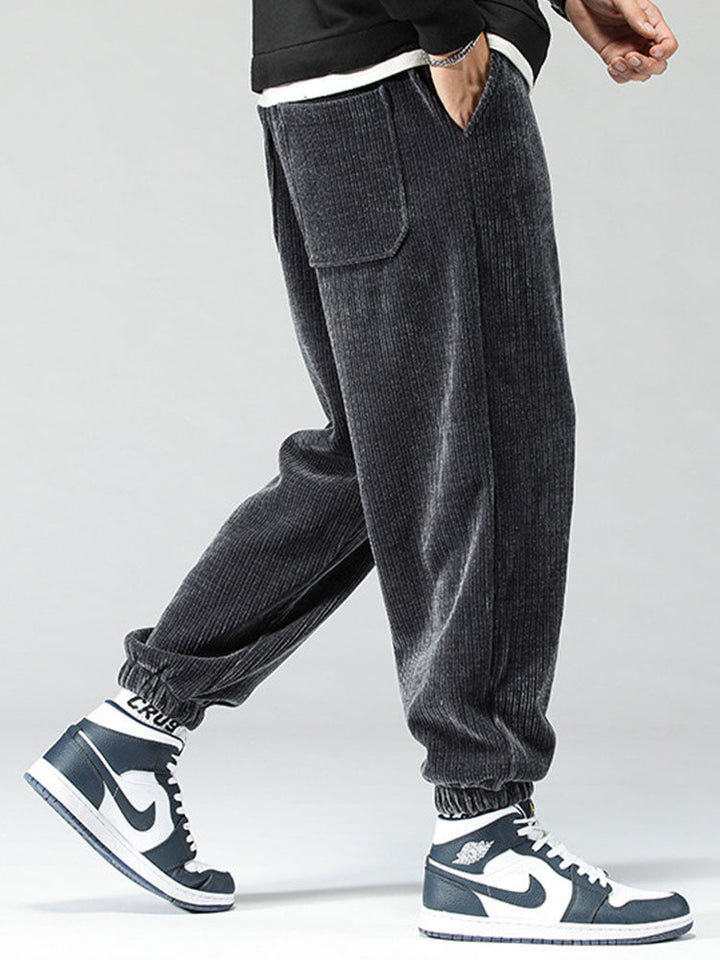 Atilano | Pantalón de pana con cordón en la cintura