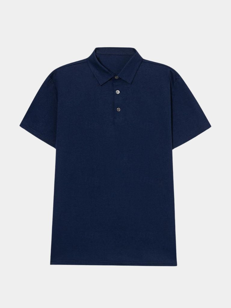 Aureliano | Polo clásico azul oscuro