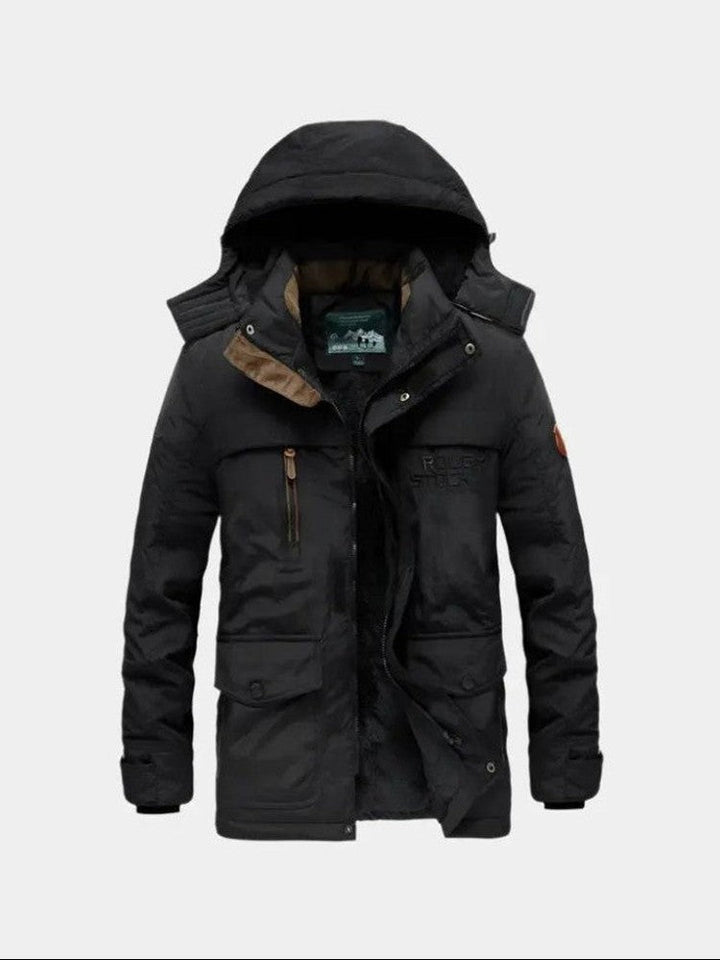 Aurelio | Chaqueta con capucha en tonos militares