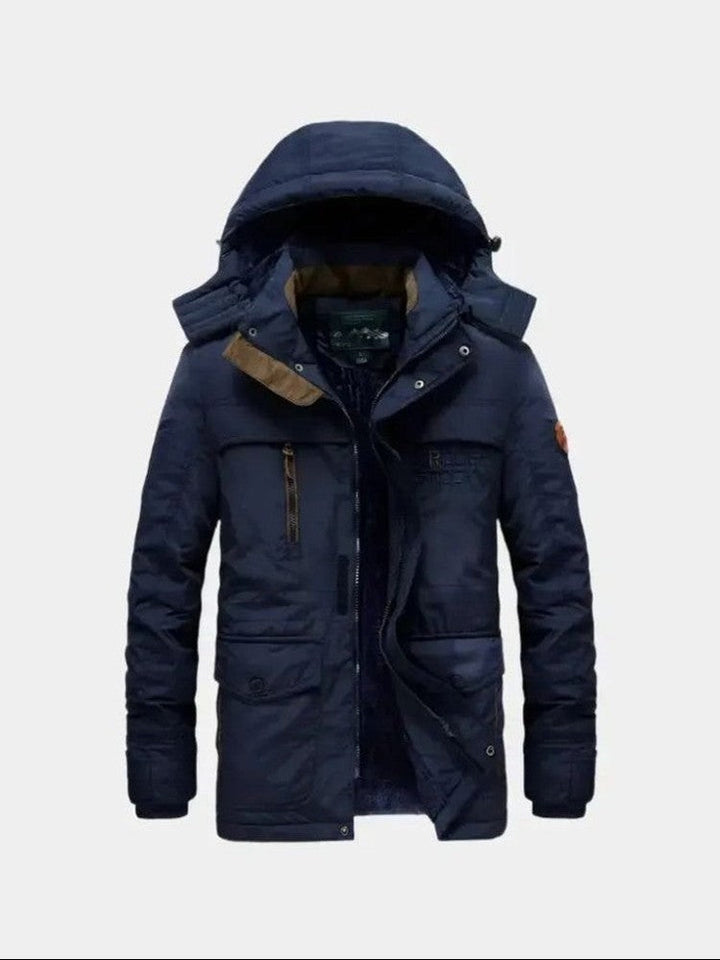 Aurelio | Chaqueta con capucha en tonos militares