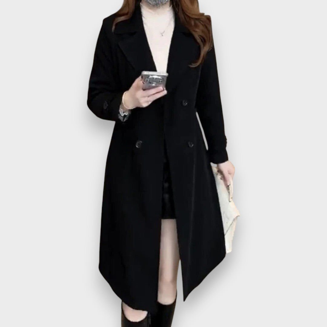 Bárbara | Gabardina tipo trench entallada