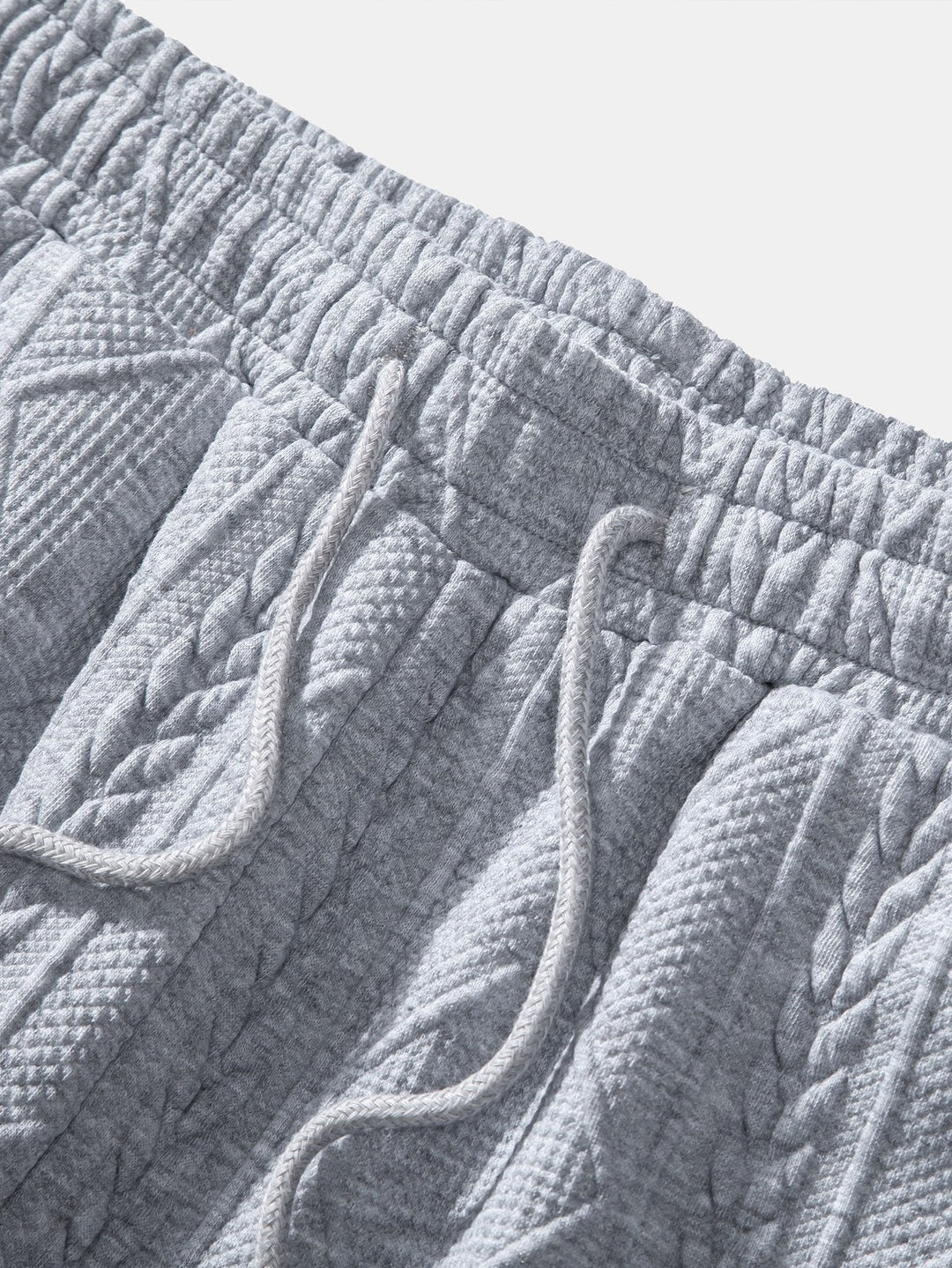 Baudilio | Pantalón jogger jacquard con motivo geométrico