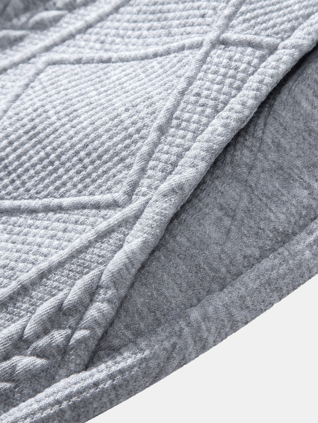 Baudilio | Pantalón jogger jacquard con motivo geométrico
