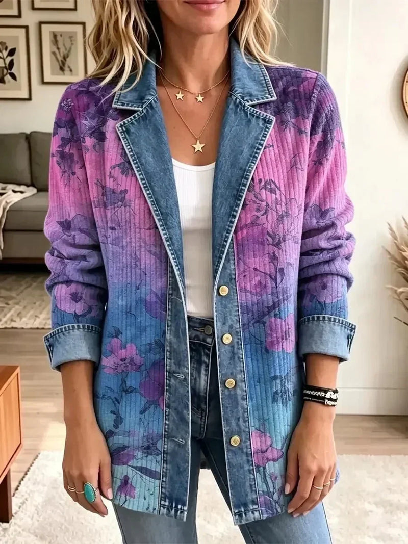 Begoña | Chaqueta con estampado floral retro