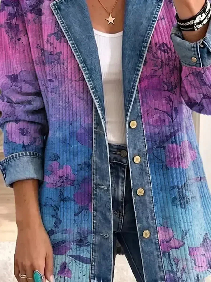 Begoña | Chaqueta con estampado floral retro