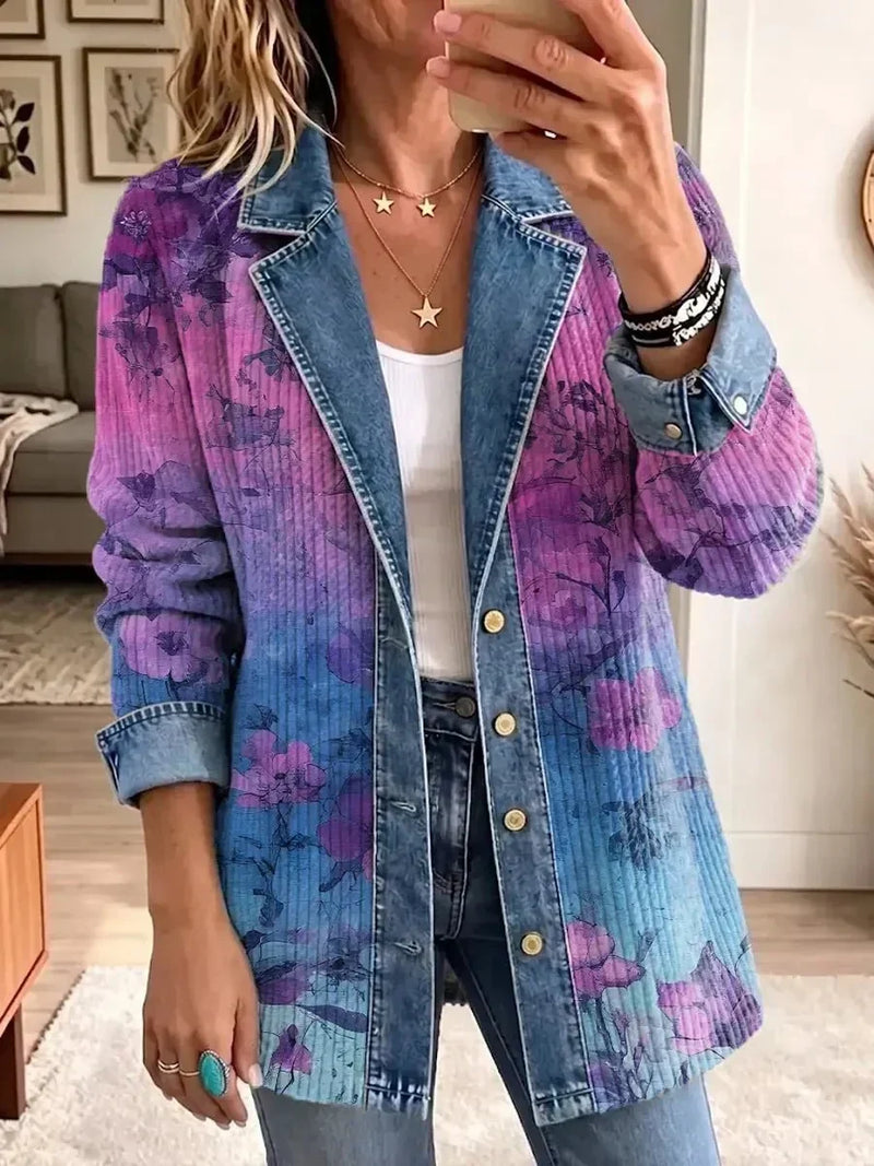 Begoña | Chaqueta con estampado floral retro