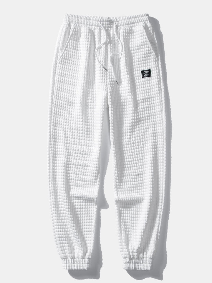 Benedicto | Pantalón jogger de punto gofre