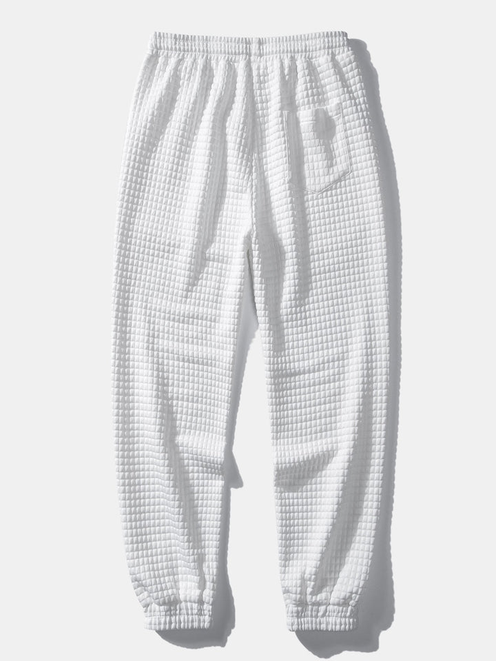 Benedicto | Pantalón jogger de punto gofre