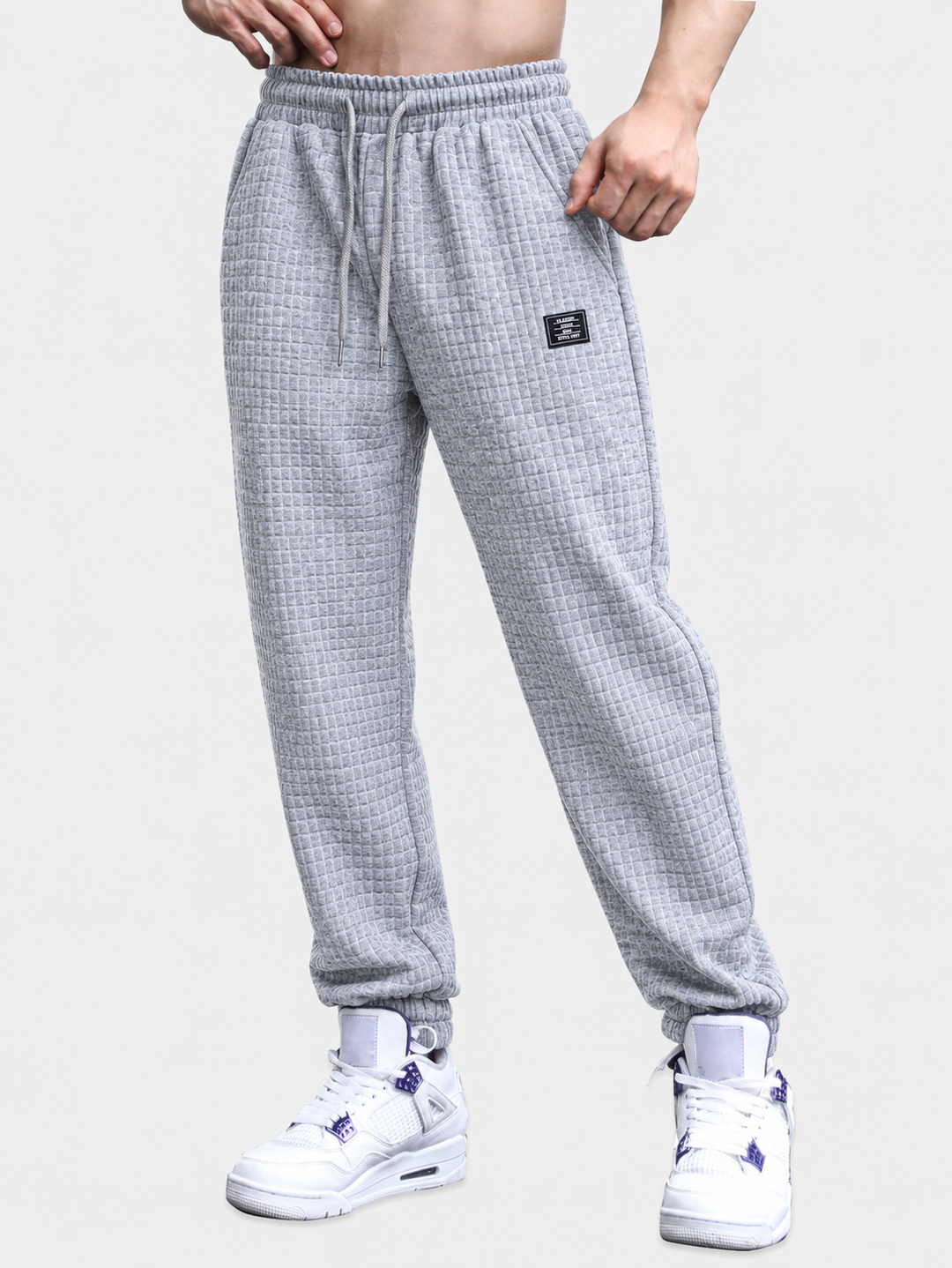 Benedicto | Pantalón jogger de punto gofre