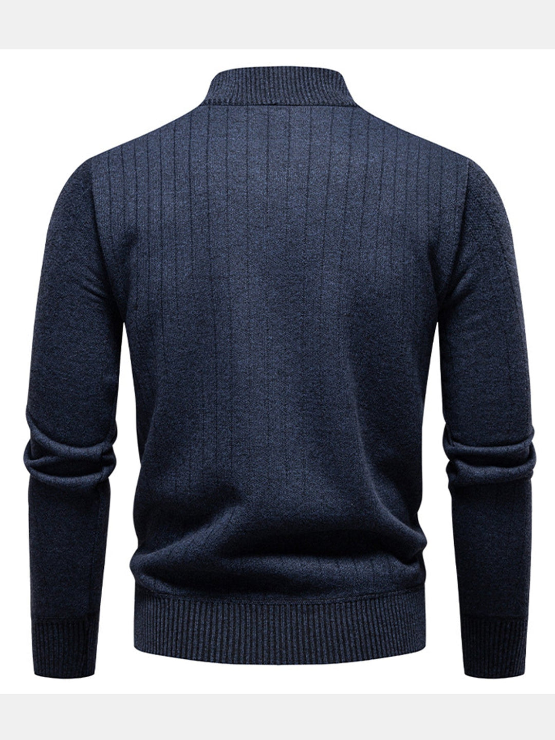 Benigno | Jersey de rayas con cremallera corta
