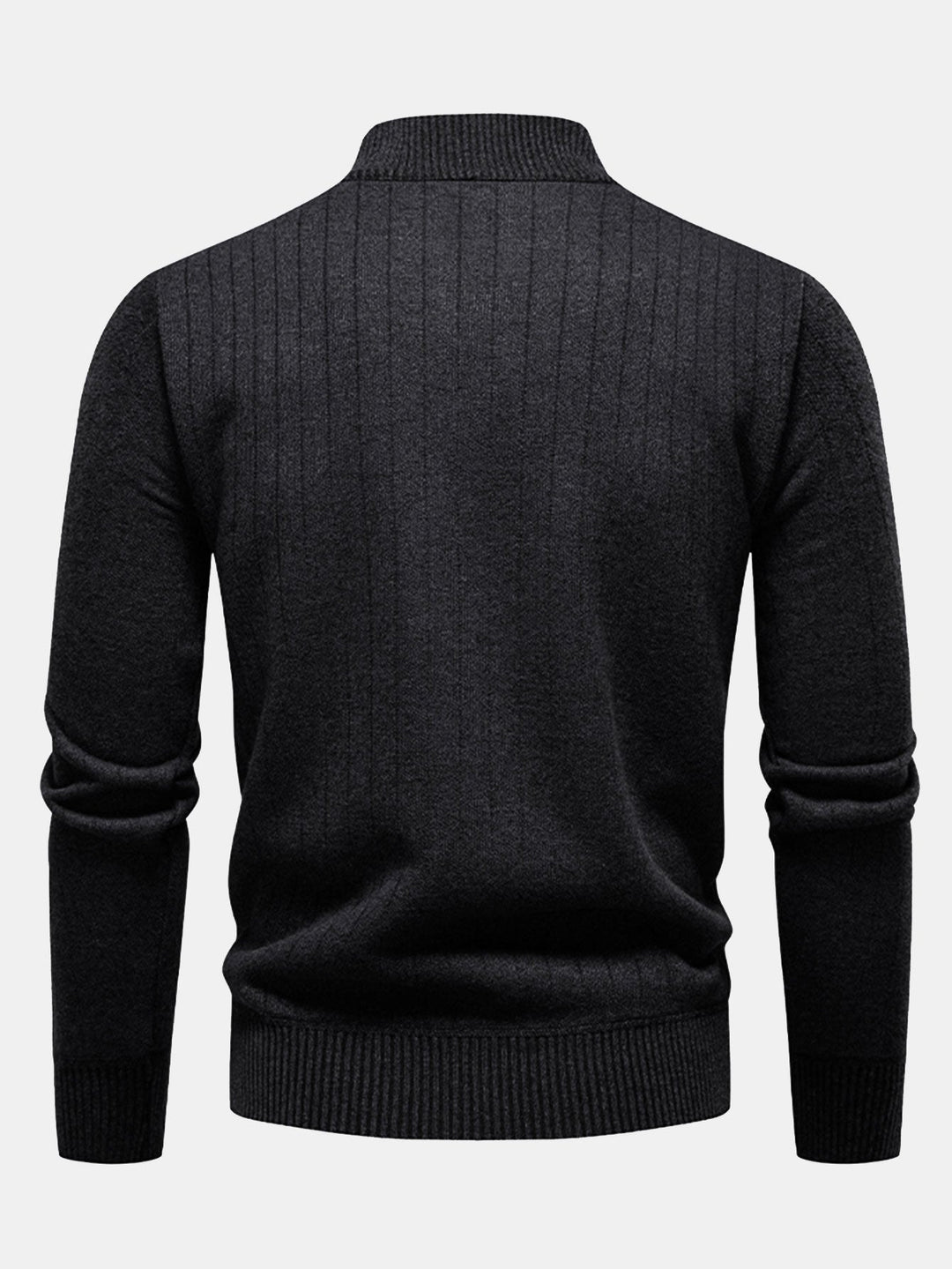 Benigno | Jersey de rayas con cremallera corta