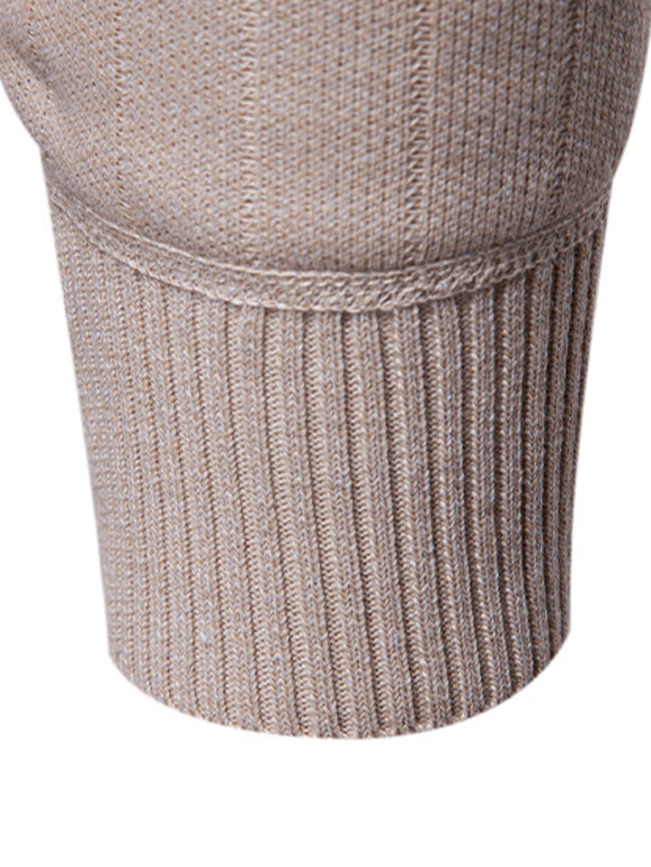 Benigno | Jersey de rayas con cremallera corta