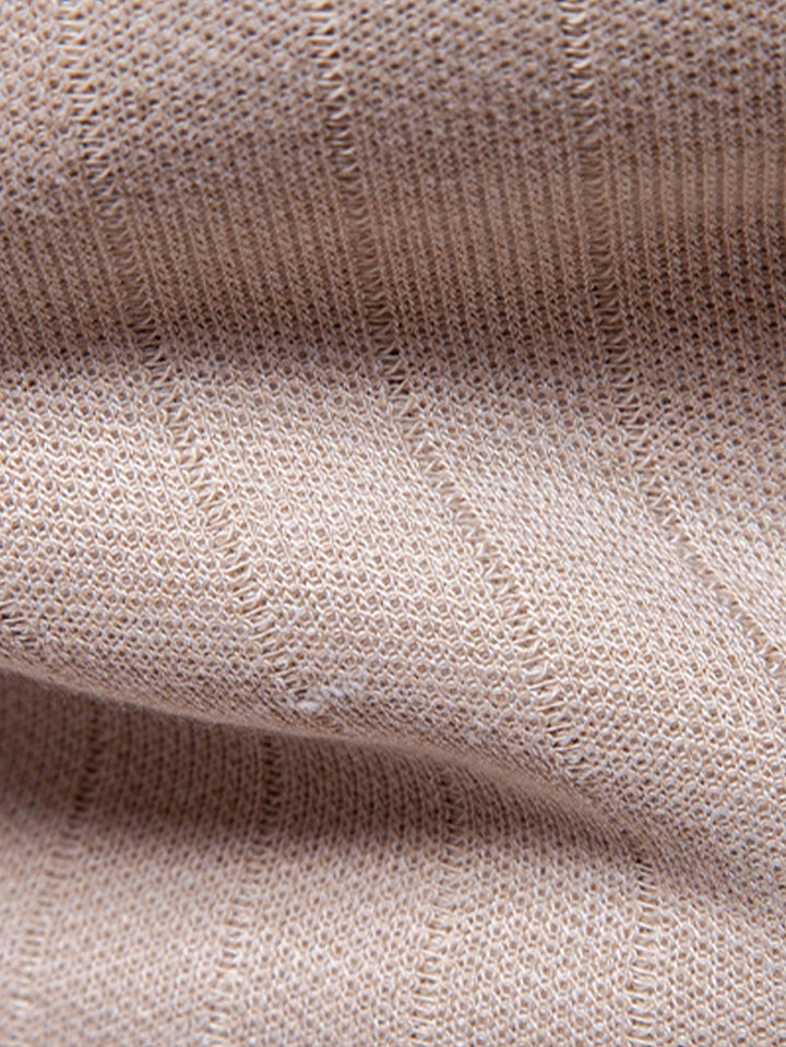 Benigno | Jersey de rayas con cremallera corta