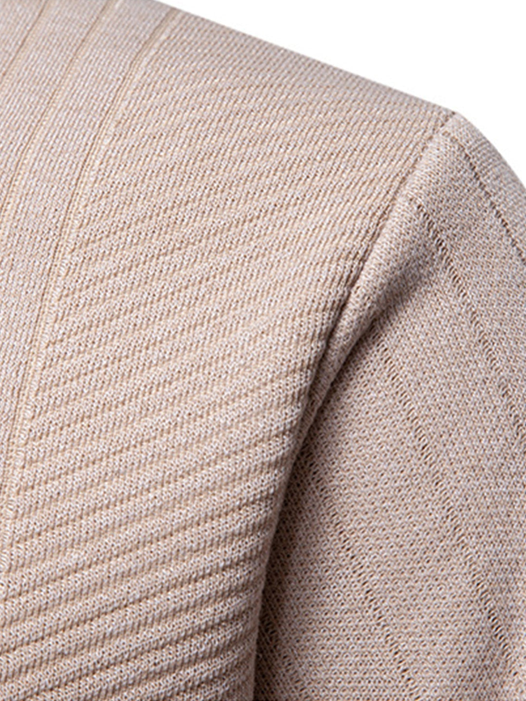 Benigno | Jersey de rayas con cremallera corta