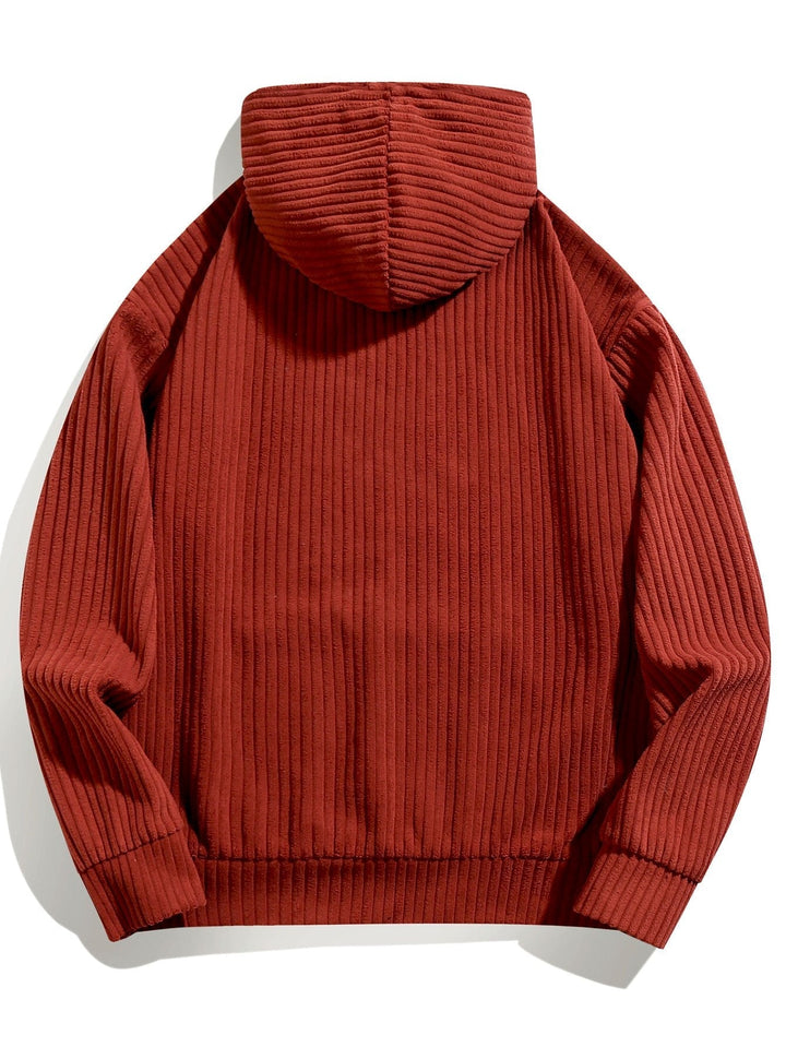 Bernabé | Sudadera con capucha de pana con corte relajado