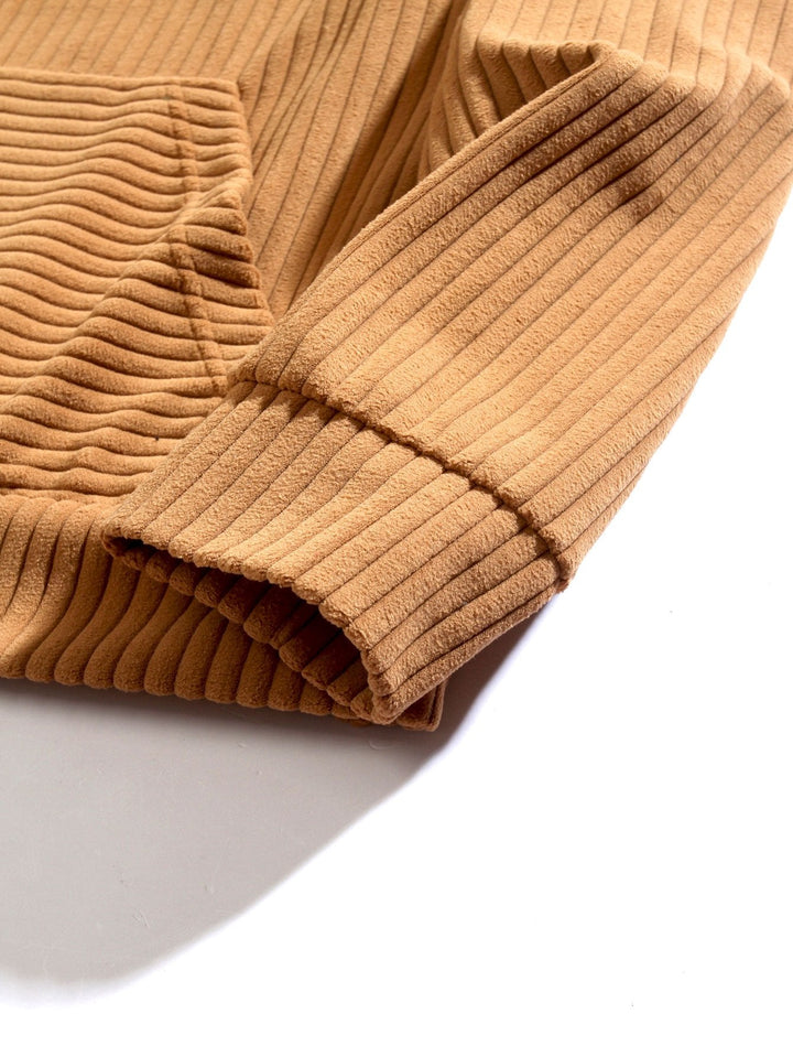 Bernabé | Sudadera con capucha de pana con corte relajado